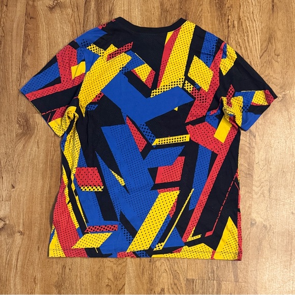 Nike Men’s Geometric Jacquard Dri-Fit T-Shirt - Multi - Large - Picture 2 of 8